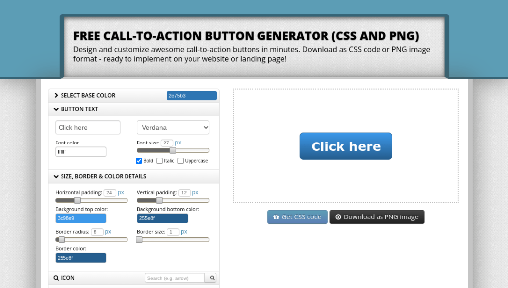 button optimizer screenshot